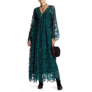 Free People Bell Lace Maxi Dress
